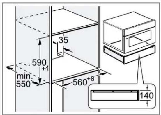 SIEMENS BD911C1B0 - Einbau im Schrank - 3