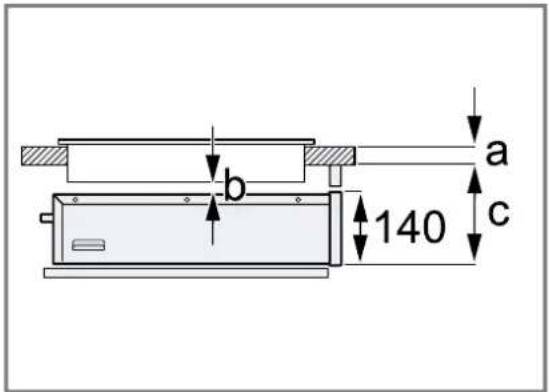 SIEMENS BD911C1B0 - Einbau unter Arbeitsplatte - 3