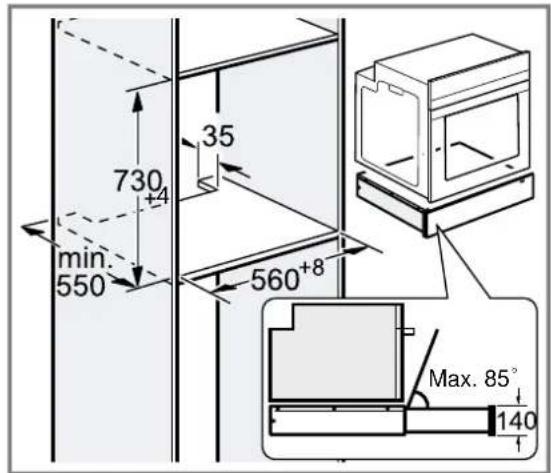 SIEMENS BD911C1B0 - Einbau im Schrank - 2