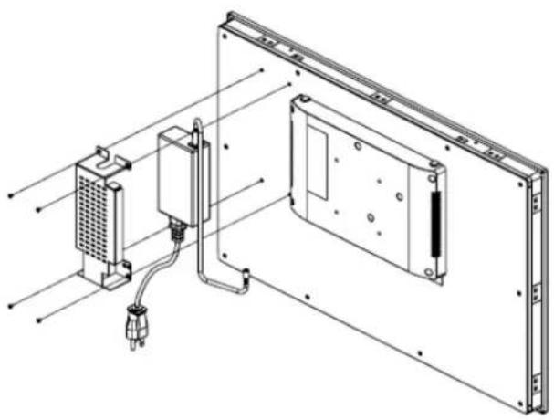 Advantech FPM-215W - Power Adapter Bracket Mounting (Optional) - 1
