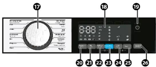 Wisberg WBDR1BW8NB - BEDIENINGSPANEL - 1