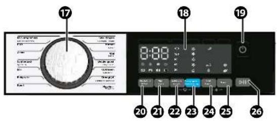 Wisberg WBDR1BW8NB - OPERATING PANEL - 1