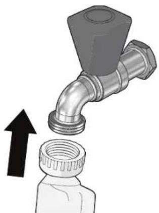 Wisberg WBWM1A3W8DE - CONNECTING THE SUPPLY HOSE - 1