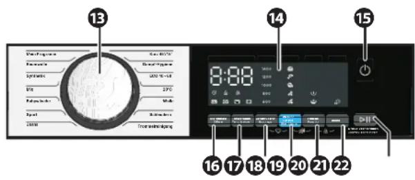 Wisberg WBWM1A3W8DE - OPERATING PANEL - 1