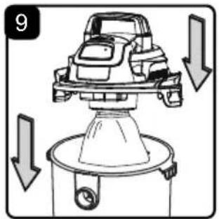 Vacmaster DVOM202P 1101 - GENERAL ASSEMBLY INSTRUCTIONS - 9