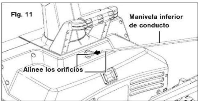 Snow Joe 24V-X2-SB18-MAX - Ensamblado de la manivela del conducto - 2