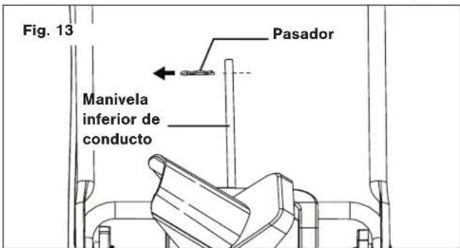 Snow Joe 24V-X2-SB18-MAX - Ensamblado de la manivela del conducto - 4