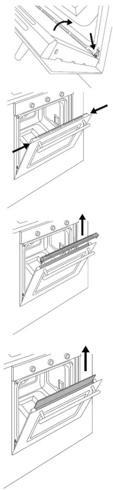 BERTAZZONI F6011MODVLXC - REINIGING VAN DE GLAZEN BINNENKANT VAN DE OVENDEUR - 1