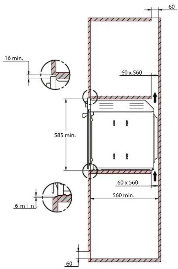 BERTAZZONI F6011MODVLXC - INSTALLING THE OVEN IN A TALL APPLIANCE HOUSING - 2