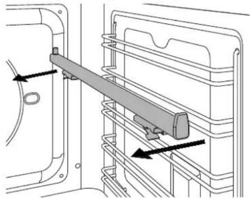 BERTAZZONI F6011MODVLXC - Retrait des guides télescopiques - 1