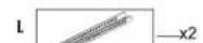 BERTAZZONI DW24T3IPT - MATERIALS SUPPLIED - 12
