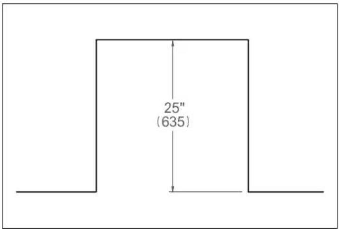 BERTAZZONI DW24T3IPT - CUTOUT DIMENSIONS - 1