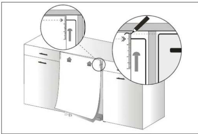 BERTAZZONI DW24T3IPT - INSTALLATION DE LA PORTE EXTÉRIEURE (SELON LE MODELE) - 1