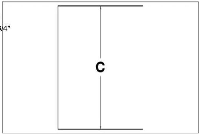 BERTAZZONI DW24T3IPT - CUTOUT DIMENSIONS - 2