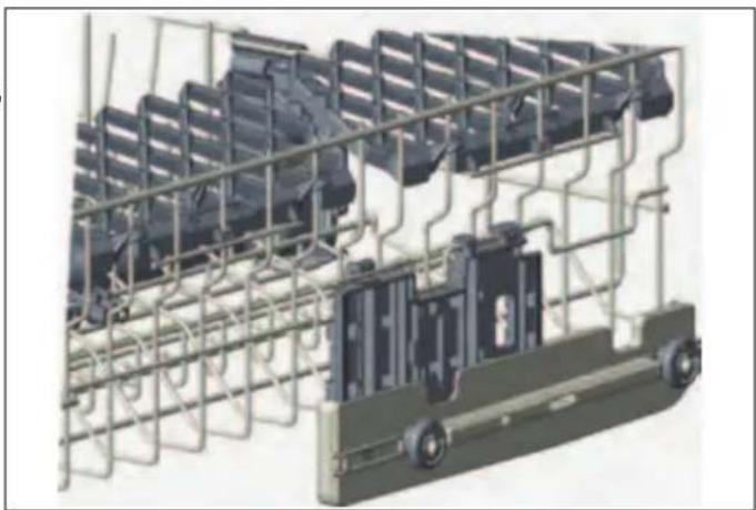 BERTAZZONI DW24T3IPT - 1) Réglage de la hauteur avec charge (selon modele) - 2
