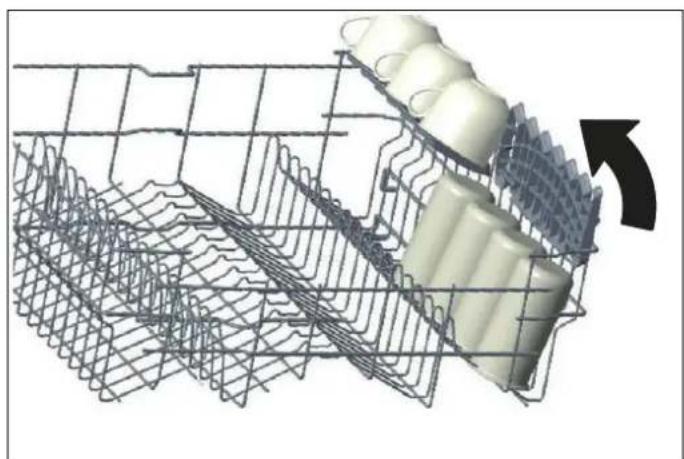 BERTAZZONI DW24T3IPV - UPPER BASKET FOLDING TINES AND ÉTAGÈRES - 2