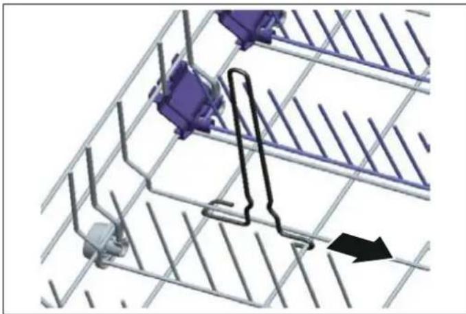 BERTAZZONI DW24T3IPV - SUPPORT À BOUTEILLES (SELON LE MODÈLE) - 1
