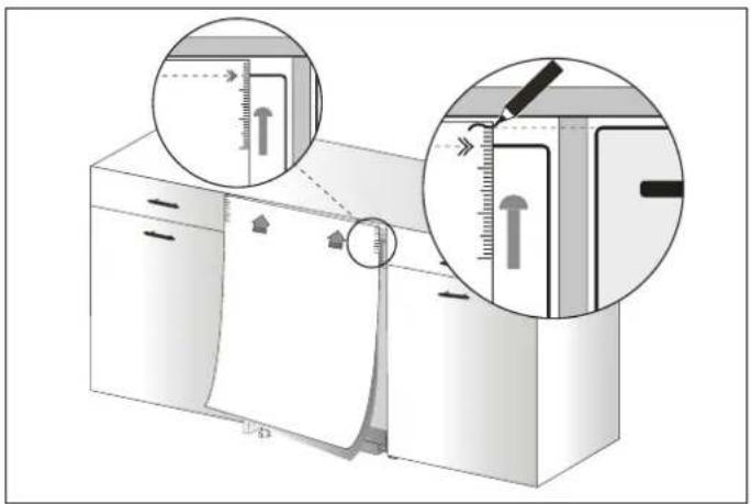 BERTAZZONI DW24T3IPV - INSTALLATION DE LA PORTE EXTÉRIEURE (SELON LE MODÈLE) - 1