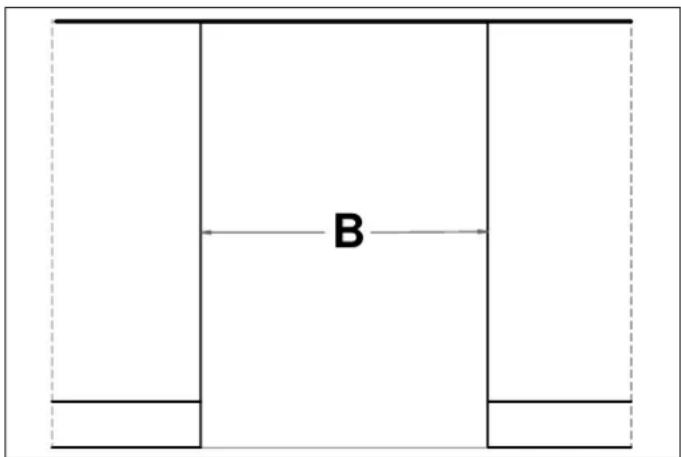 BERTAZZONI DW45S3IEPDC - ANPASSAD DÖRRPANEL (För PANELFÄRDIGA MODELLER) - 1