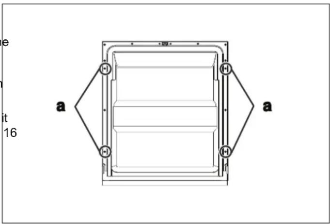 BERTAZZONI DW60S2IEPDV - INSTALLING THE OUTER DOOR PANEL (DEPENDING ON MODEL) - 2