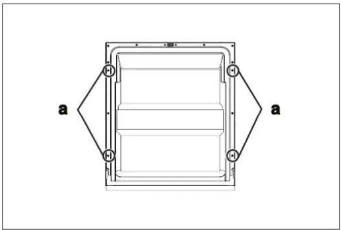 BERTAZZONI DW60S2IEPDV - INSTALLATION DU PANNEAU DE LA PORTE EXTÉRIEURE (SELON LE MODÈLE) - 2
