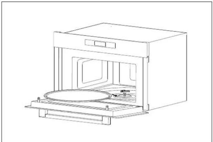BERTAZZONI FMOD3053WLB1 - TURNTABLE INSTALLATION - 2