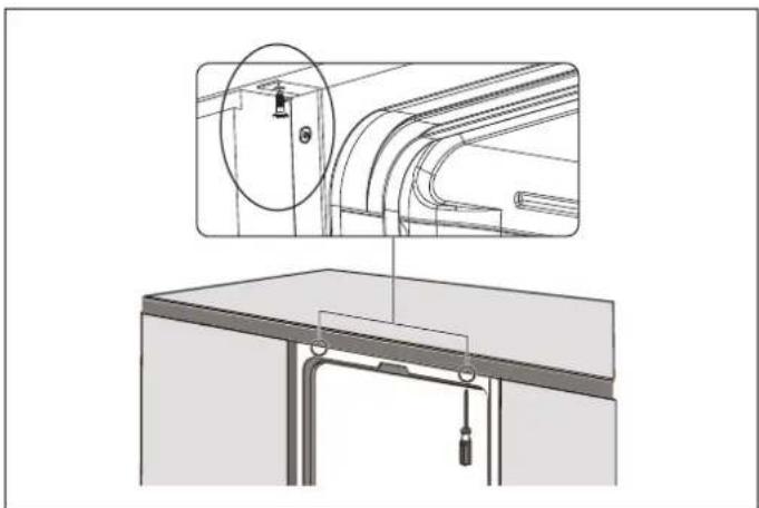 BERTAZZONI DW60S3IAPSP - FIXING THE DISHWASHER INTO THE CABINET - 1
