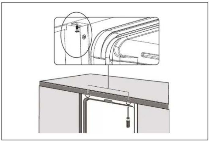 BERTAZZONI DW60S3IAPSC - FASTG∅RELSE AF OPVASKEMASKINEN I SKABET - 1