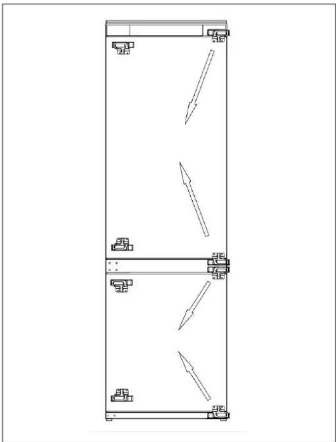 BERTAZZONI REF24BMBIPNV - INVERSION DES PORTES DE L'APPAREIL - 8