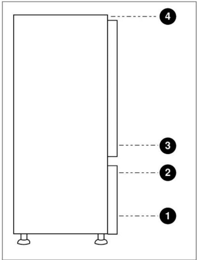 BERTAZZONI REF24BMBIPNV - REVERSING THE APPLIANCE DOORS - 7
