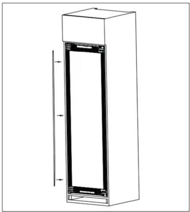 BERTAZZONI RWC177B4TPNP - INSTRUCTION D'INSTALLATION (PORTE SUR 1) CHARNIÈRE DE PORTE) - 15