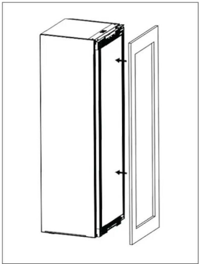 BERTAZZONI RWC177B4TPNP - INSTRUCTION D'INSTALLATION (PORTE SUR 1) CHARNIÈRE DE PORTE) - 16