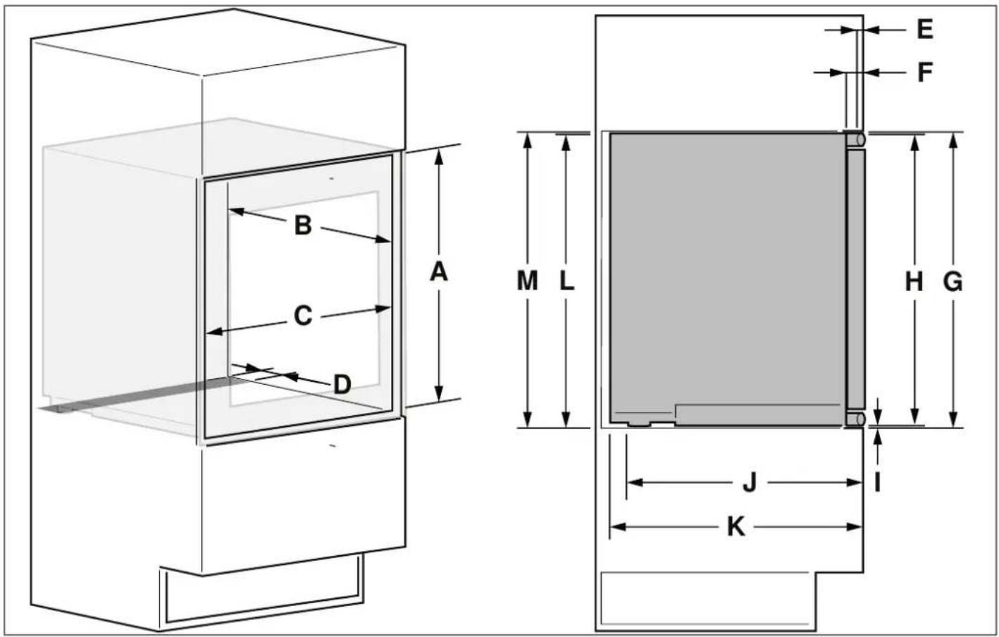 BERTAZZONI RWC60B4DNRP - PRODUCT DIMENSIONS - 5