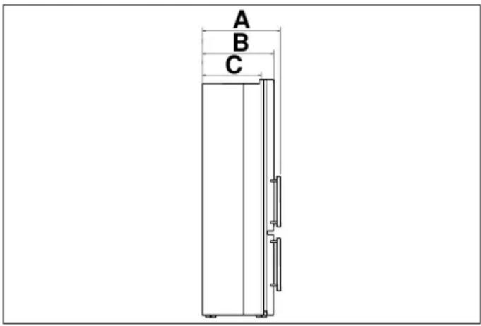 BERTAZZONI RBM24F4FXNV - DIMENSIONS DU PRODUIT - 3