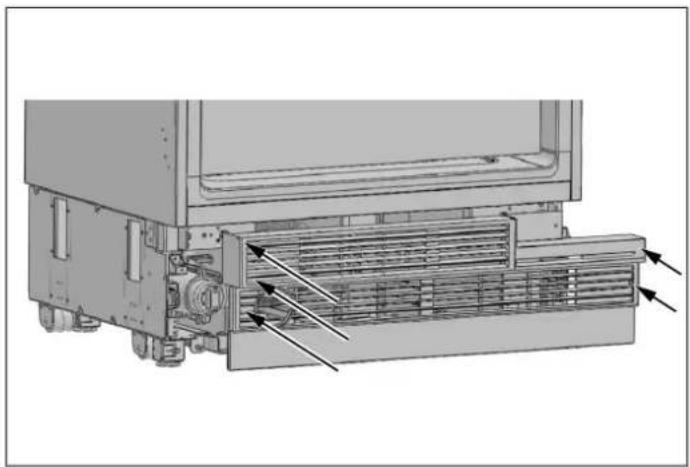 BERTAZZONI RWC60S5TPNS - FIXATION DE L'ENSEMBLE DU TROU D'AERATION - 1