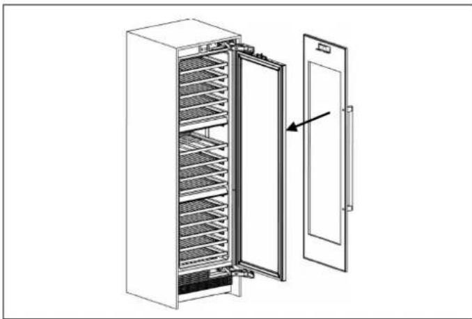 BERTAZZONI RWC60S5TPNS - INSTALLING THE FURNITURE DOOR - 2