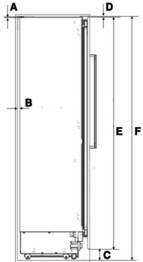 BERTAZZONI RWC60S5TPNS - EMPLACEMENT DE LA BRIDE ANTIBASCULEMENT - 1