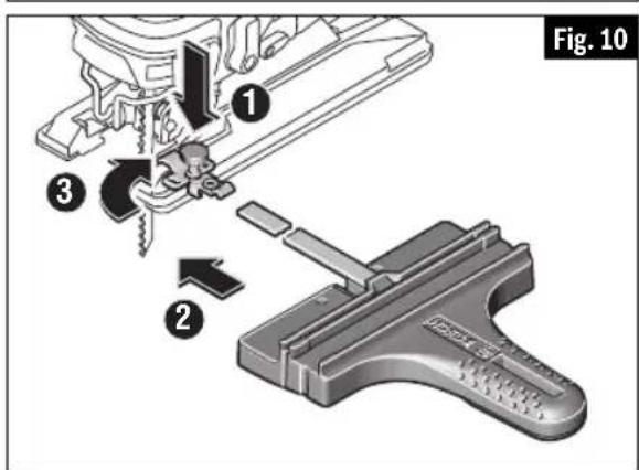 BOSCH GST18V-47 Professional - ATTACHING GUIDE TO JIG SAW - 4