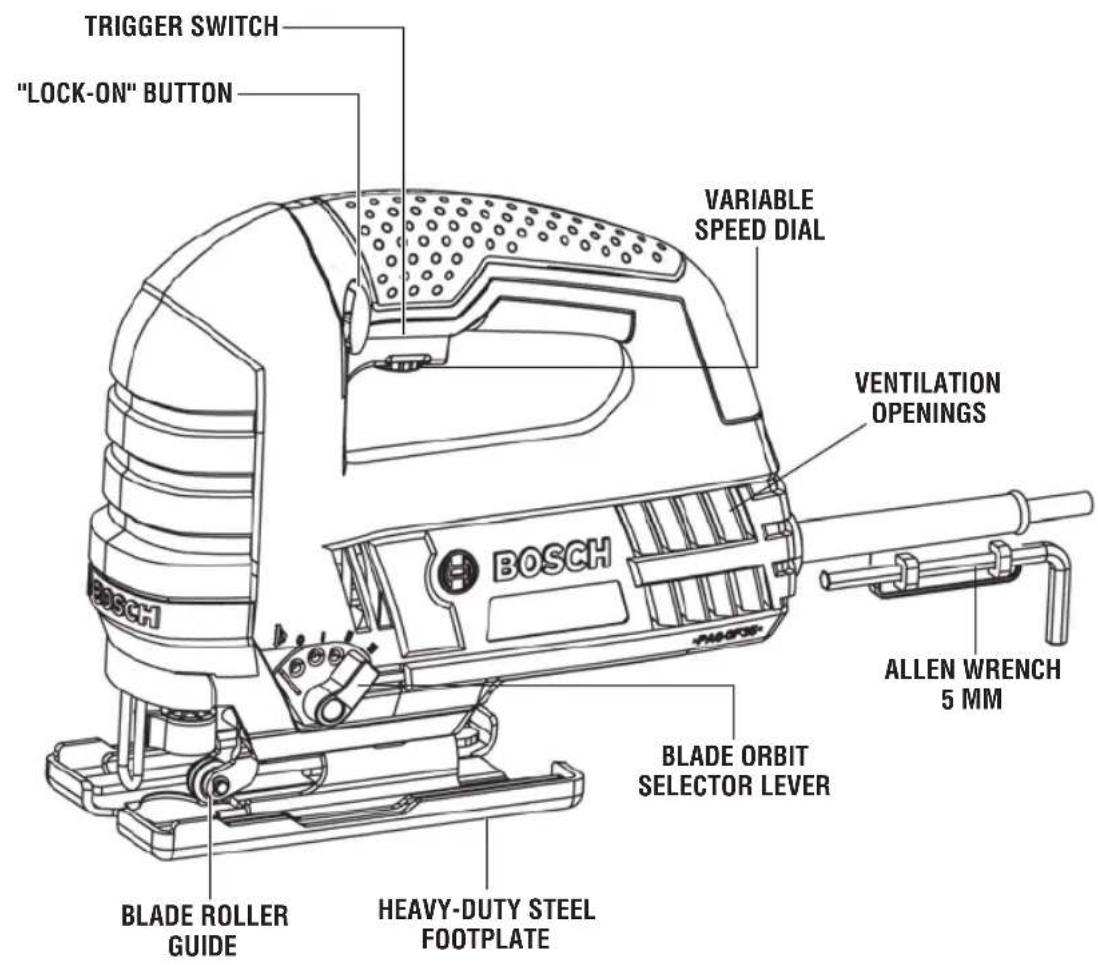BOSCH JS260 Professional - Jigsaw - 1