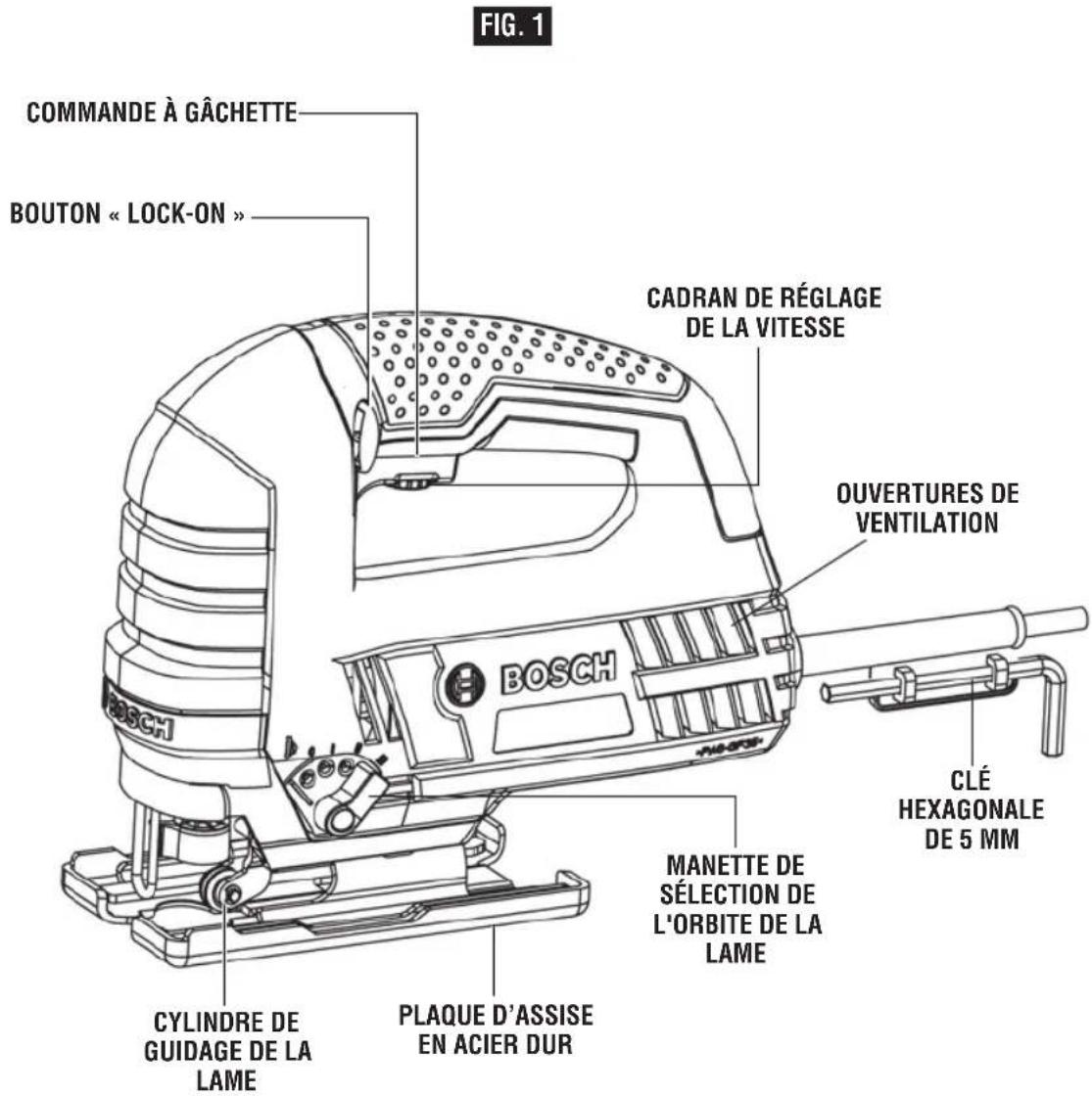 BOSCH JS260 Professional - AVERTISSEMENT - 1
