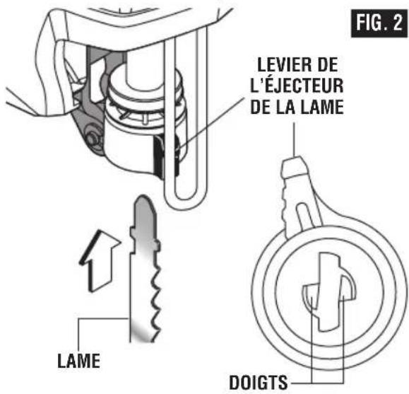 BOSCH JS260 Professional - ÉJECTION DE LA LAME - 1