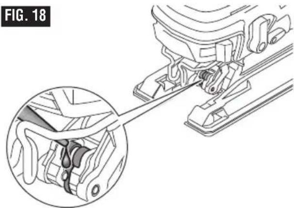 BOSCH JS572EB Professional - Nettoyage du porte-lame - 2