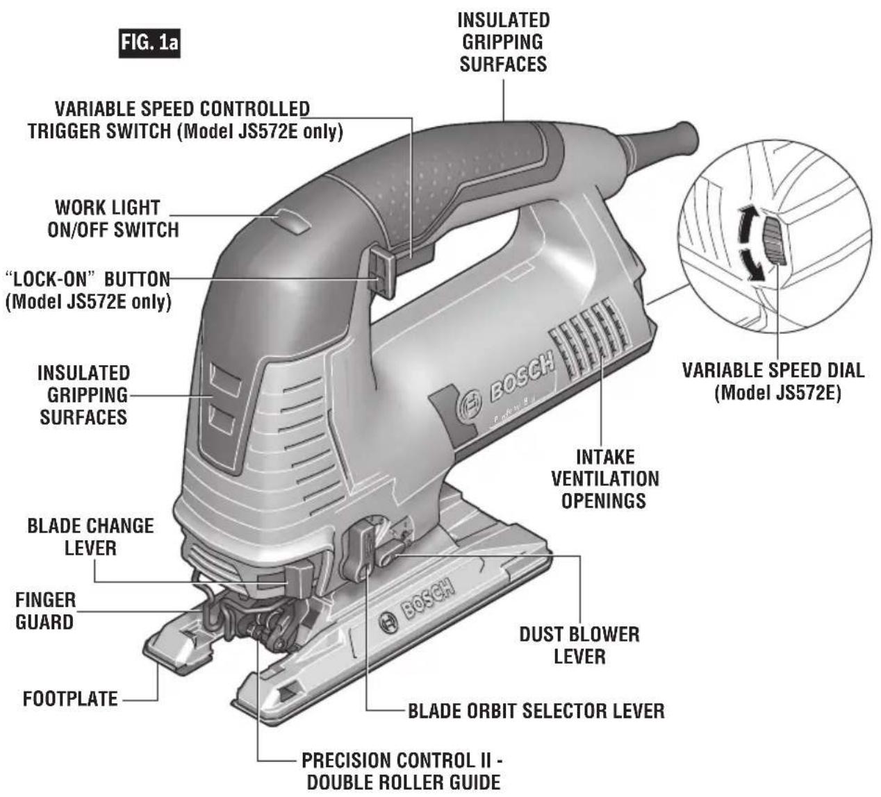 BOSCH JS572EB Professional - WARNING - 1