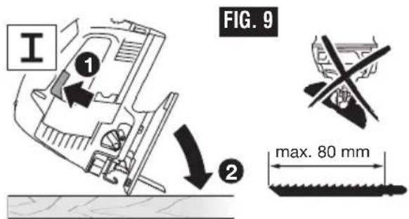 BOSCH JS572EB Professional - Plunge cutting - 1