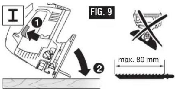BOSCH JS572EB Professional - Coupe en plongée - 1