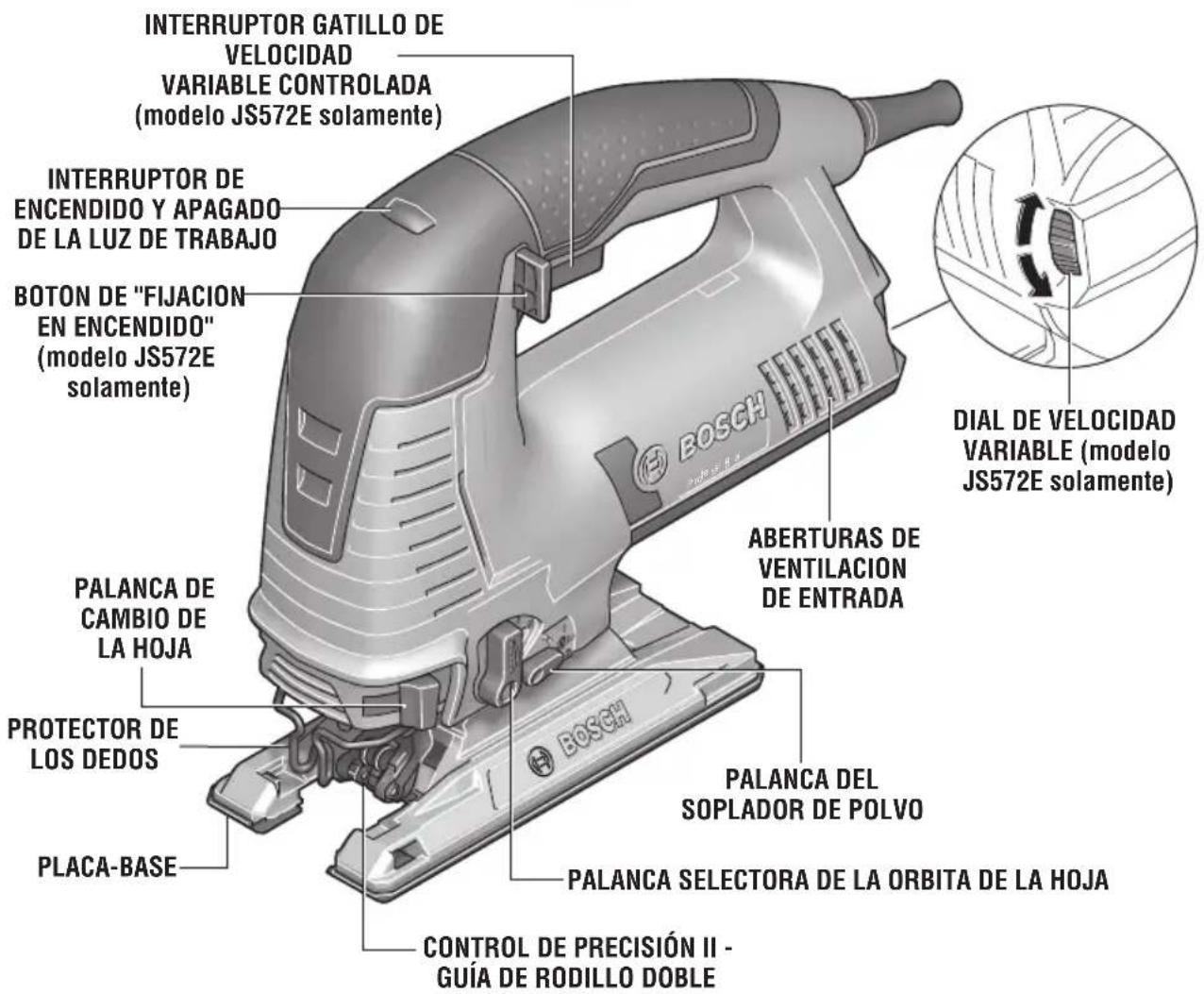 BOSCH JS572EB Professional - ADVERTENCIA - 1