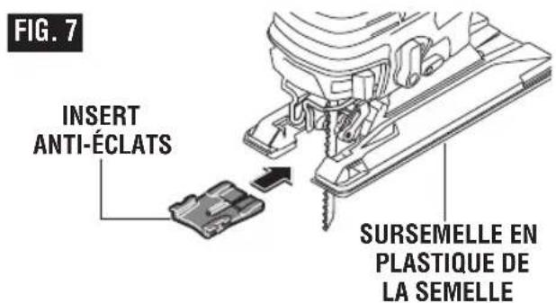 BOSCH JS572EB Professional - Insert anti-éclats - 1