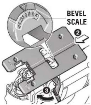 BOSCH JS572EB Professional - Footplate Angle Adjustment - 3