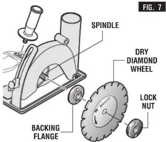 BOSCH 1821 Professional - MASONRY CUTTING WHEEL ASSEMBLY - 2
