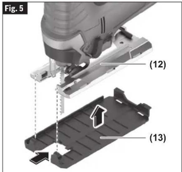BOSCH GST18V-50 Professional - Instalación de la sobrezapata antimarcas - 3